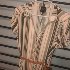 Button up dress